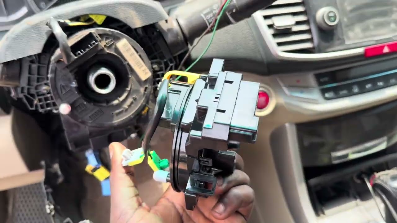 How to Replace 2014 Honda Accord Clock spring, DIY #honda 