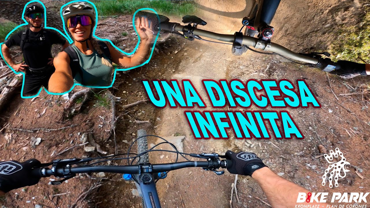 UNA DISCESA DI 1300MT IN BIKE PARK 🤯