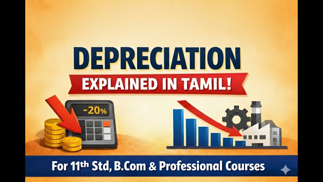 Depreciation Explained in Tamil |Theory part |#tamil#11thclass #bcomaccounting#professionalcourse |