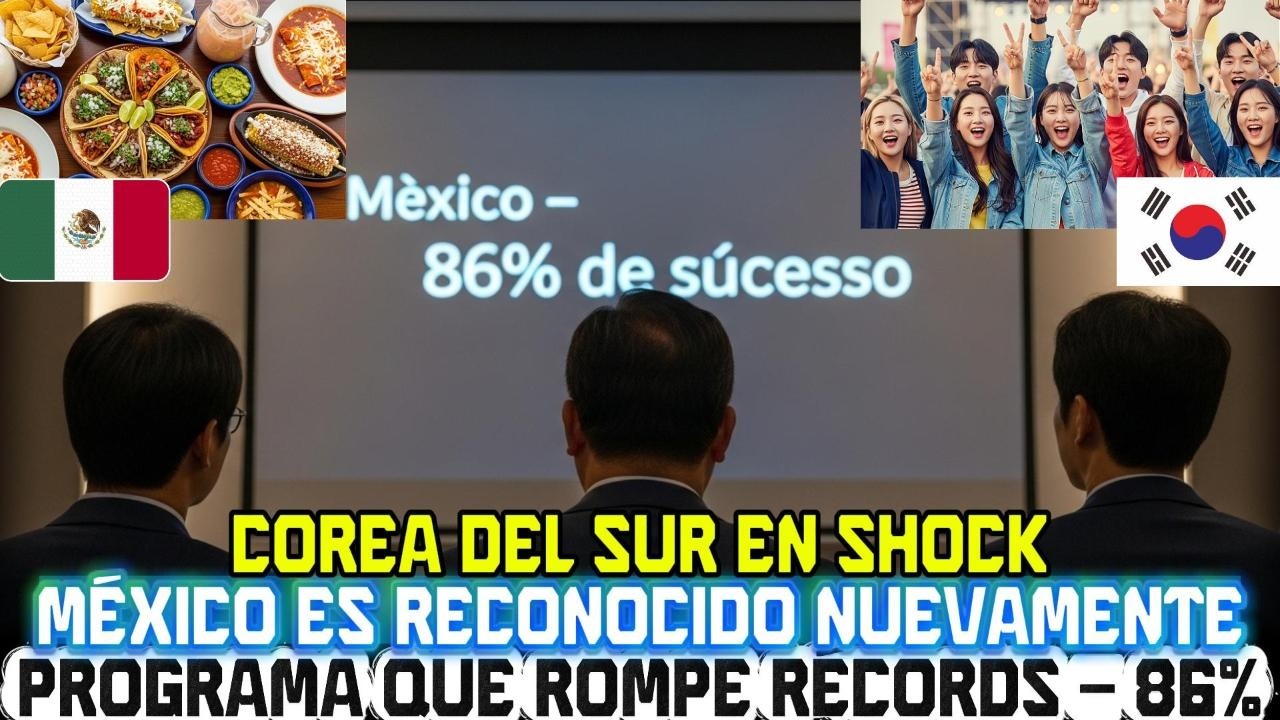 Corea del Sur en shock México alcanza 86% y rompe récords