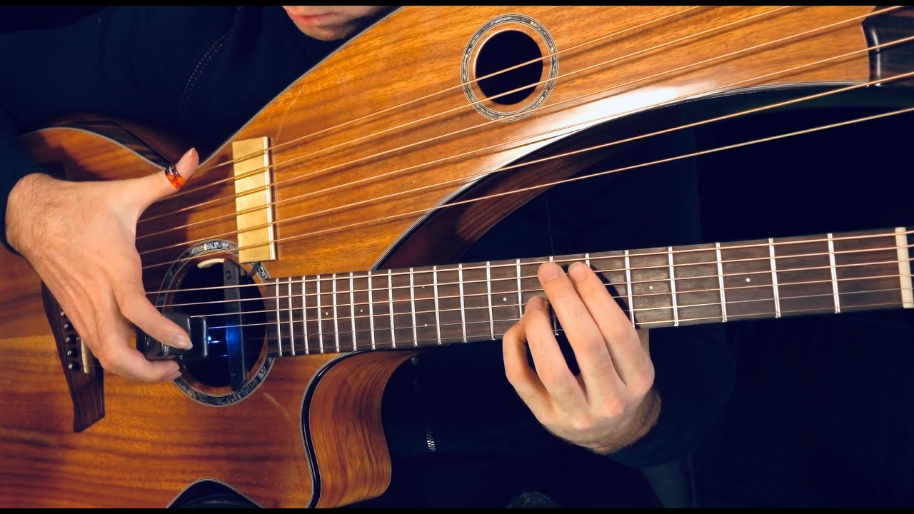 Auld Lang Syne - Fingerstyle Harp Guitar Cover - Jamie Dupuis