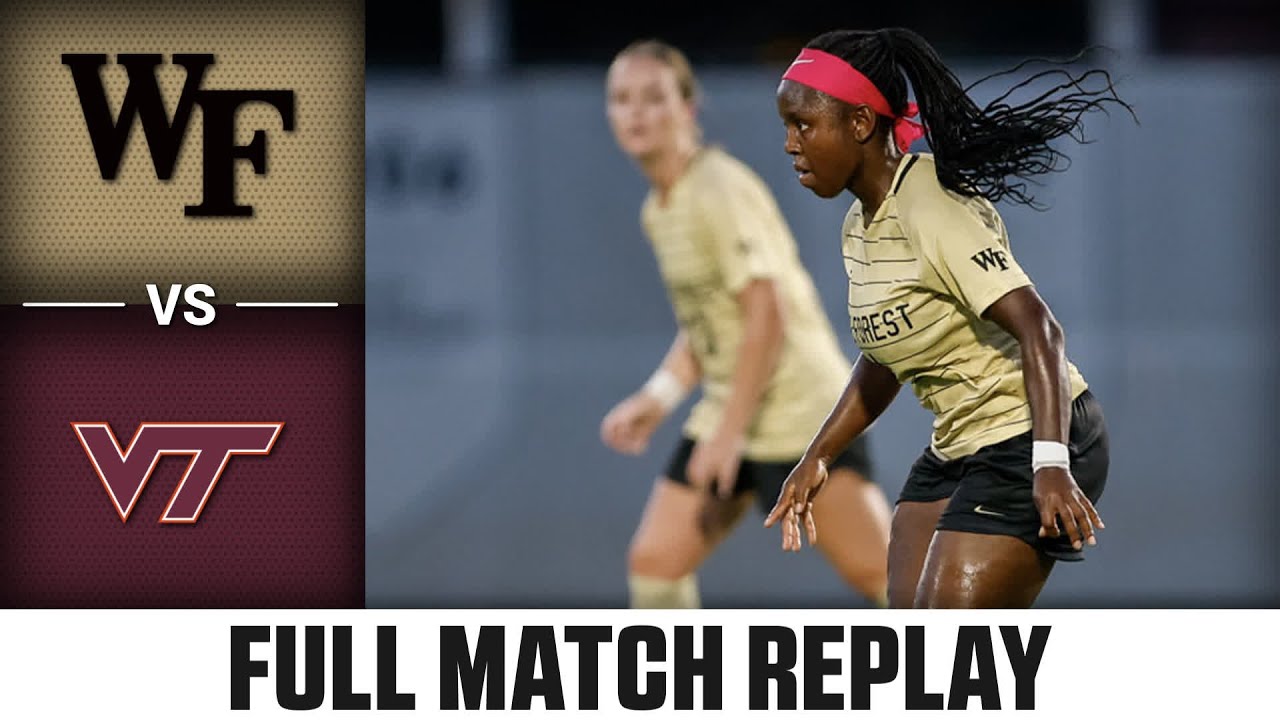 Wake Forest vs. Virginia Tech Full Match Replay | ACC Women's Soccer