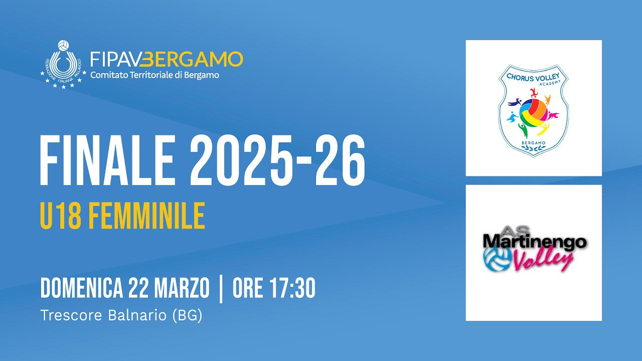 Finale U18 Femminile 2025/26