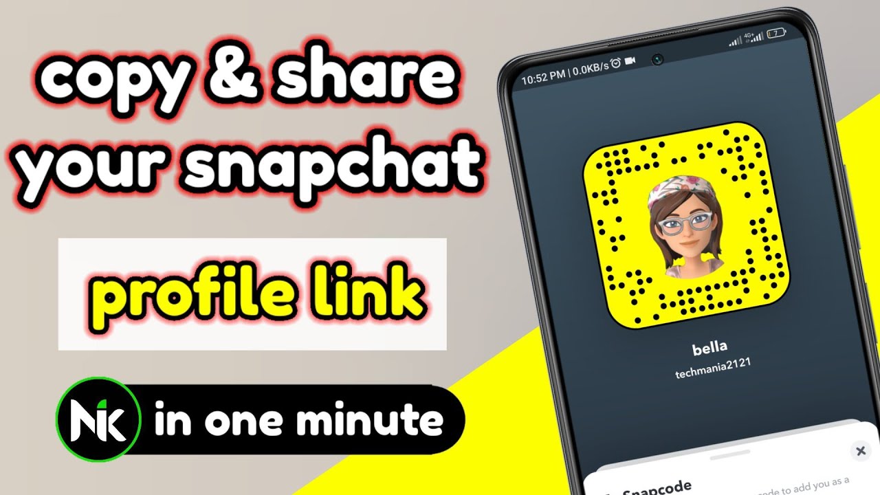 how to copy snapchat link | Snapchat copy profile url link 2023 | how to share my snapchat link