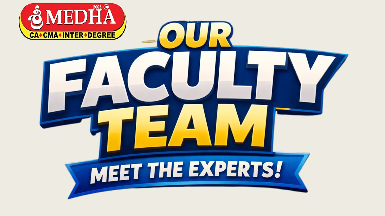 Introducing Our CA / CMA Inter Faculty Team