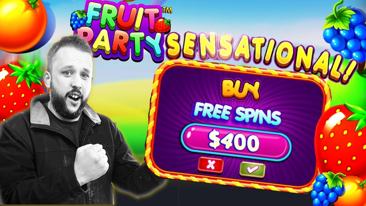 Fruit Party Slot big win doing bonus buys!