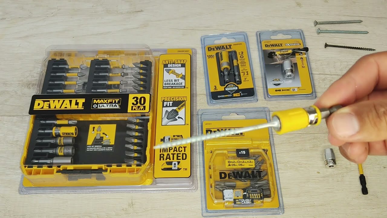 Conoce los accesorios magnéticos DeWalt para taladro y atornilladores.#dewalt #drywall #carpintería 