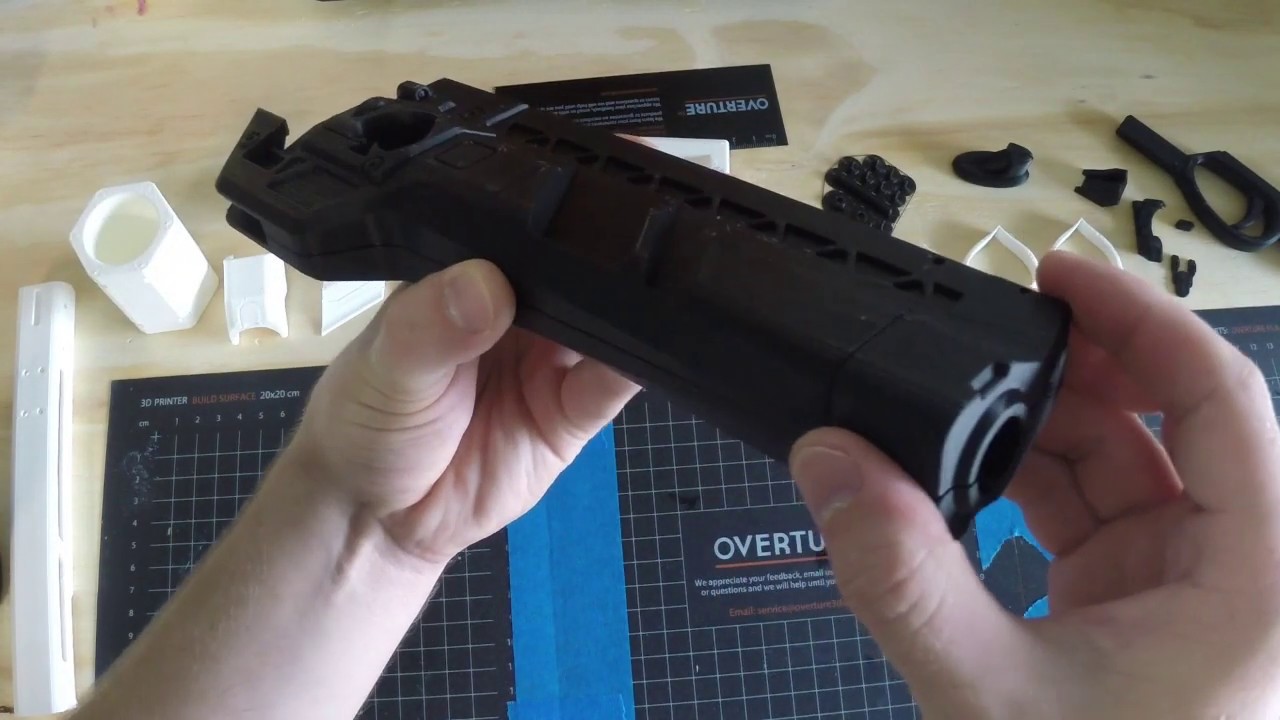 3D Printed Ace of Spades Assembly