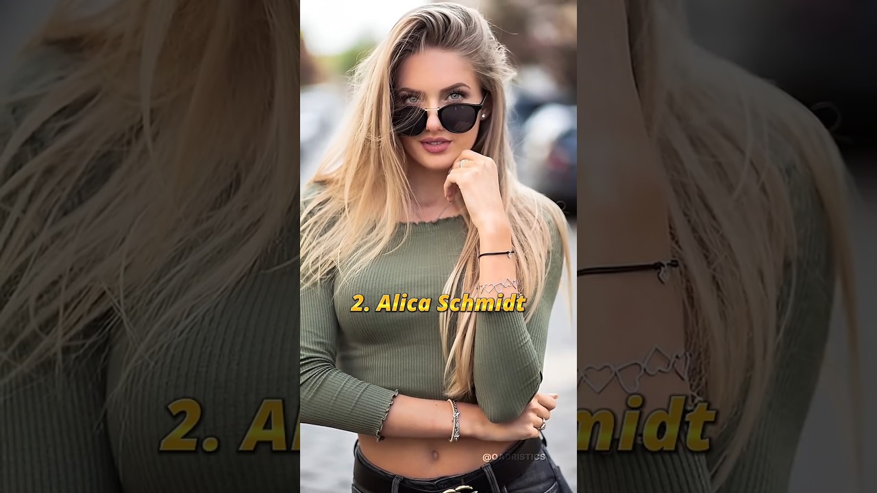 😍 Top 10 Most Beautiful German 🇩🇪 Girls 2025 #shorts