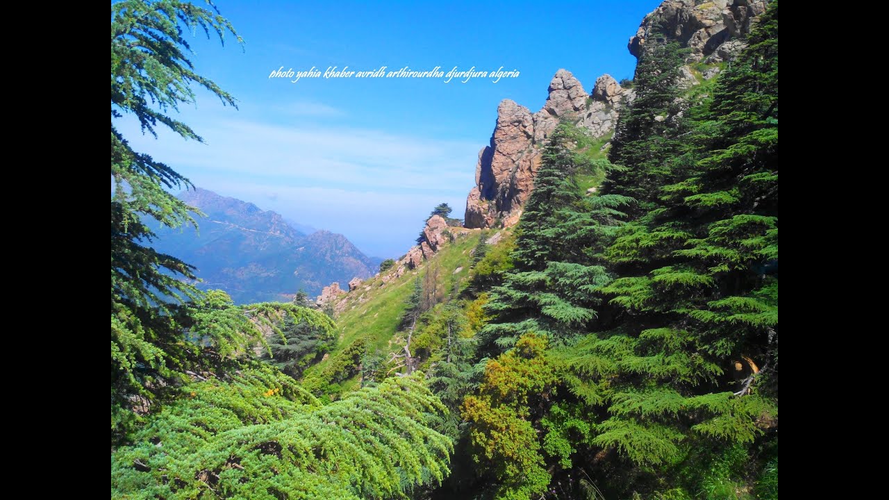 Superbes vues.Photos ..montagnes de djurdjura Video HD.