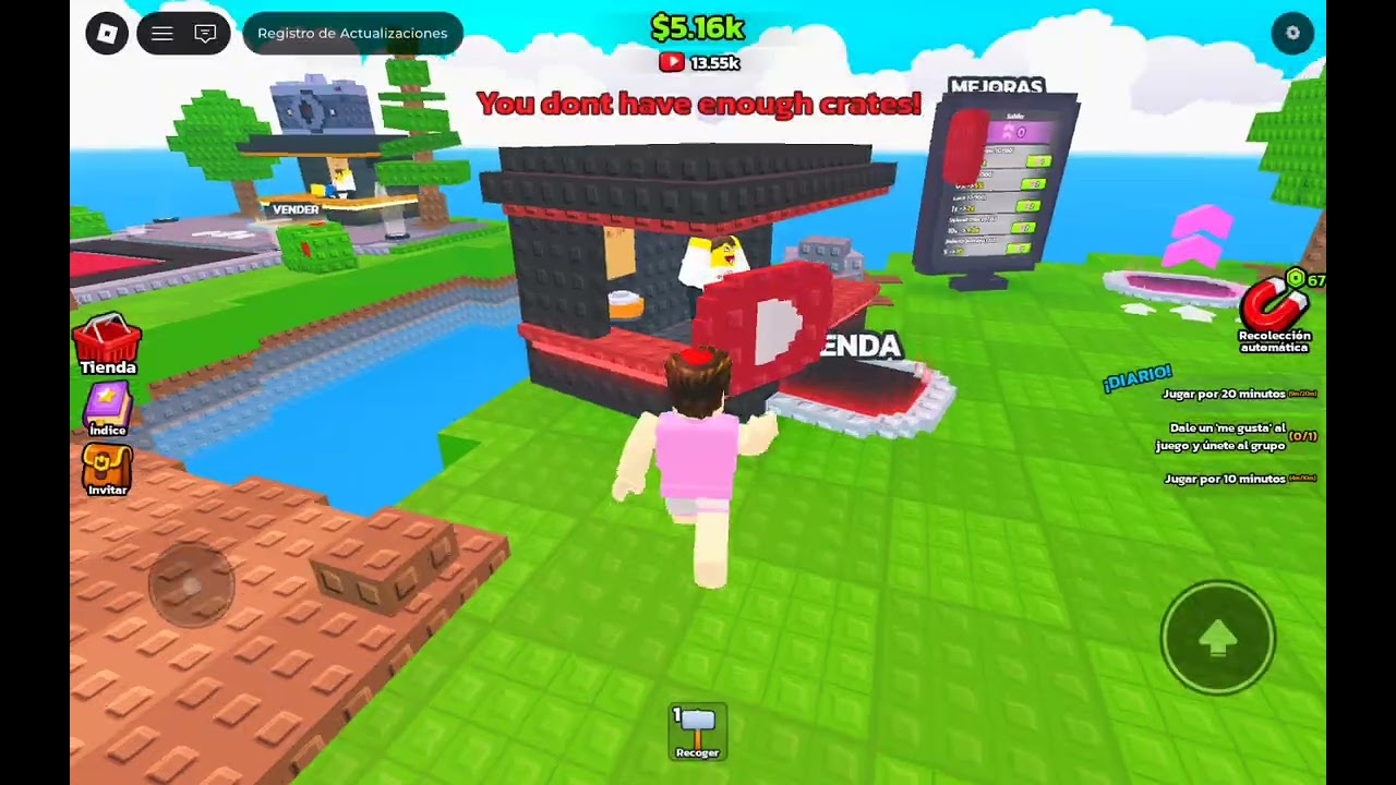 Jugando ha un juego de ser yotuber
