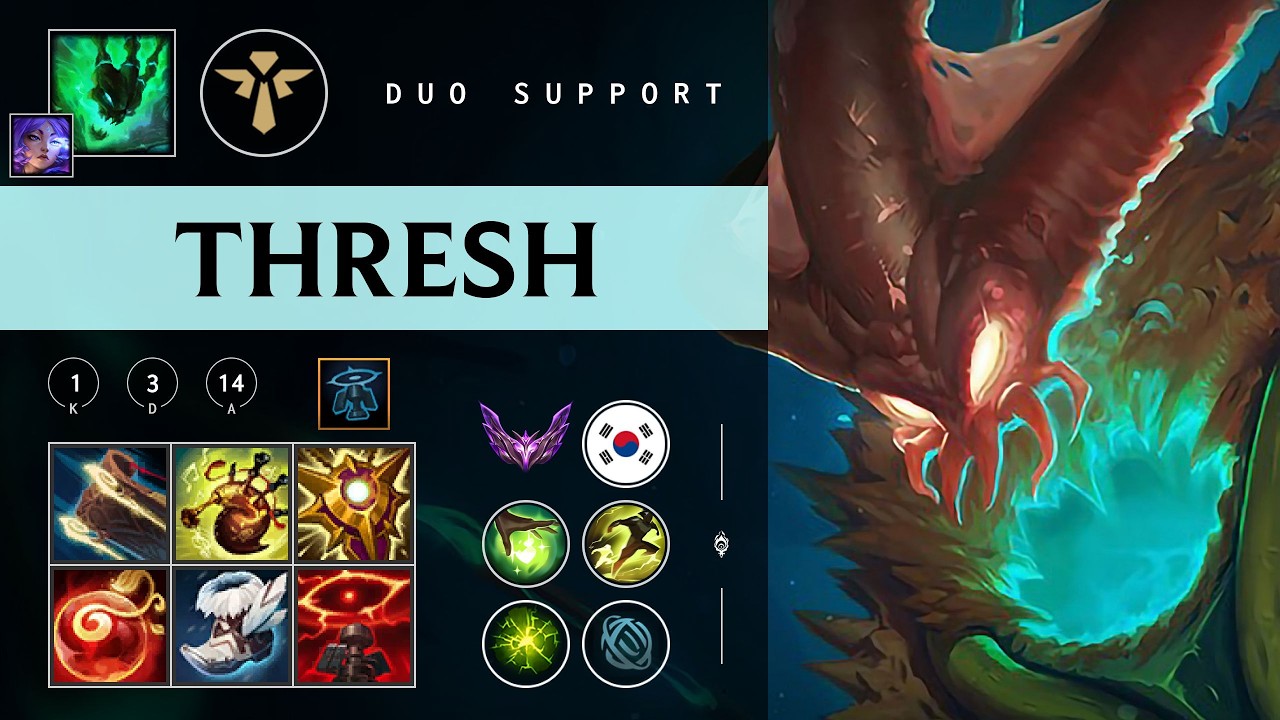 Thresh Support vs Maokai - KR Master Patch 26.04