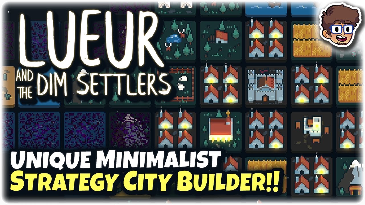 UNIQUE Minimalist City Builder!! | Let's Try Lueur and the Dim Settlers