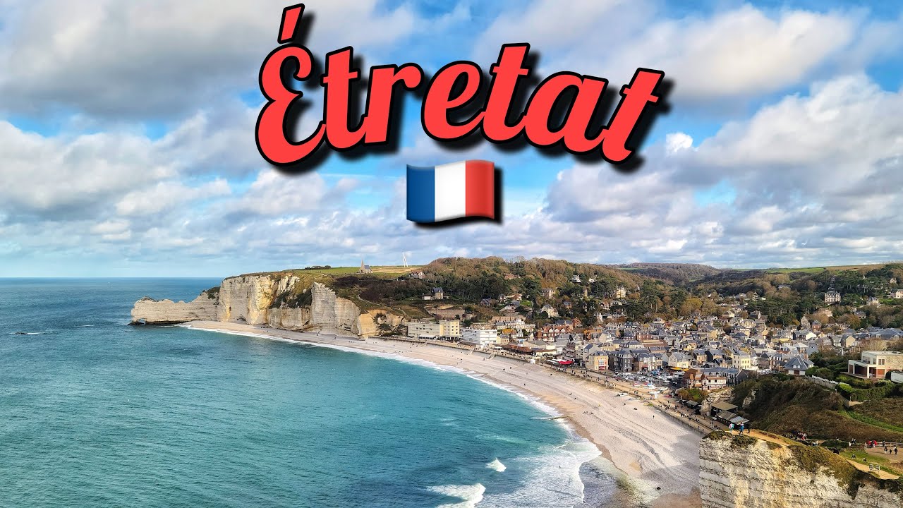 Etretat (Étretat)  - the magic of Normandy | walking tour | France FR - 4K60