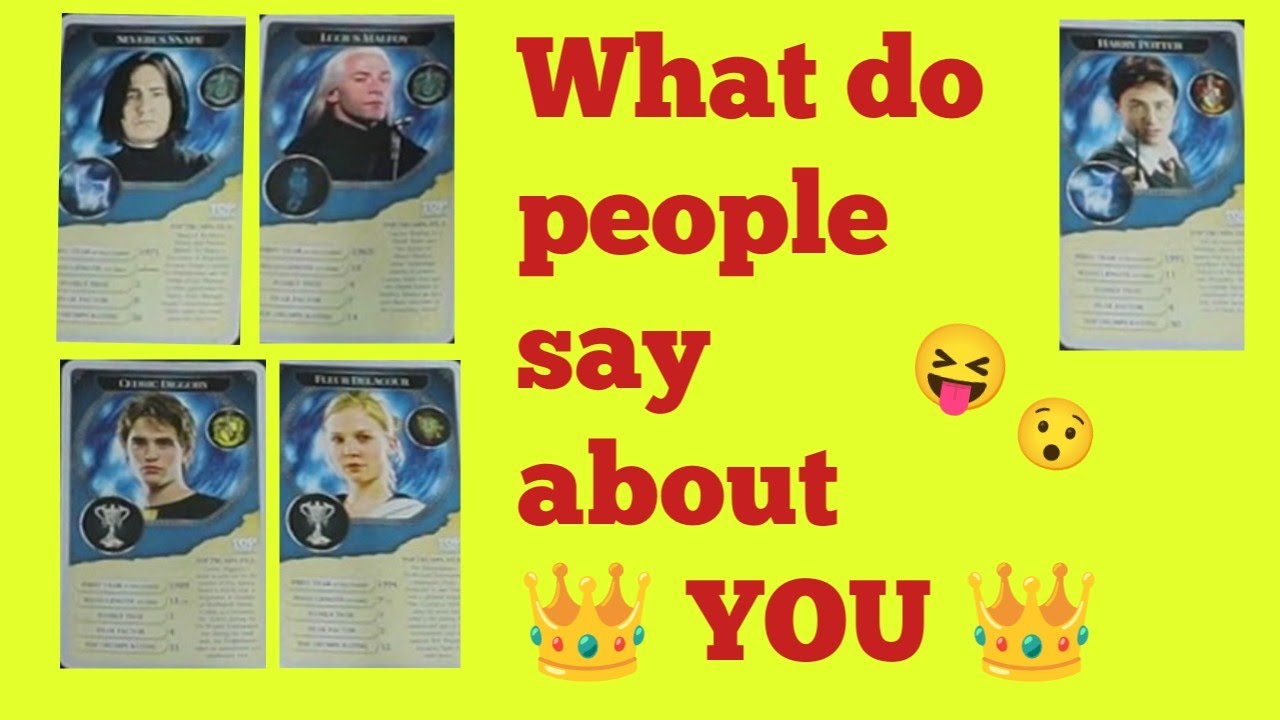 WHAT DO PEOPLE SAY ABOUT YOU??! 🤪🤯 •PICK A CARD •TAROT •CARTOMANCY