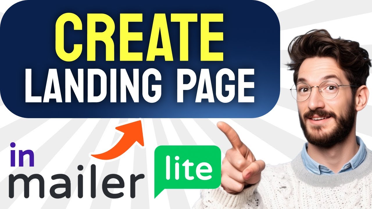 How to CREATE a Landing Page in MailerLite (Step by Step)