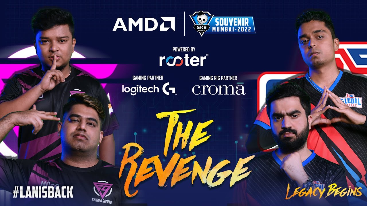 Grand Finals - AMD Skyesports Souvenir Mumbai| Global Esports vs Enigma Gaming ( BO5)
