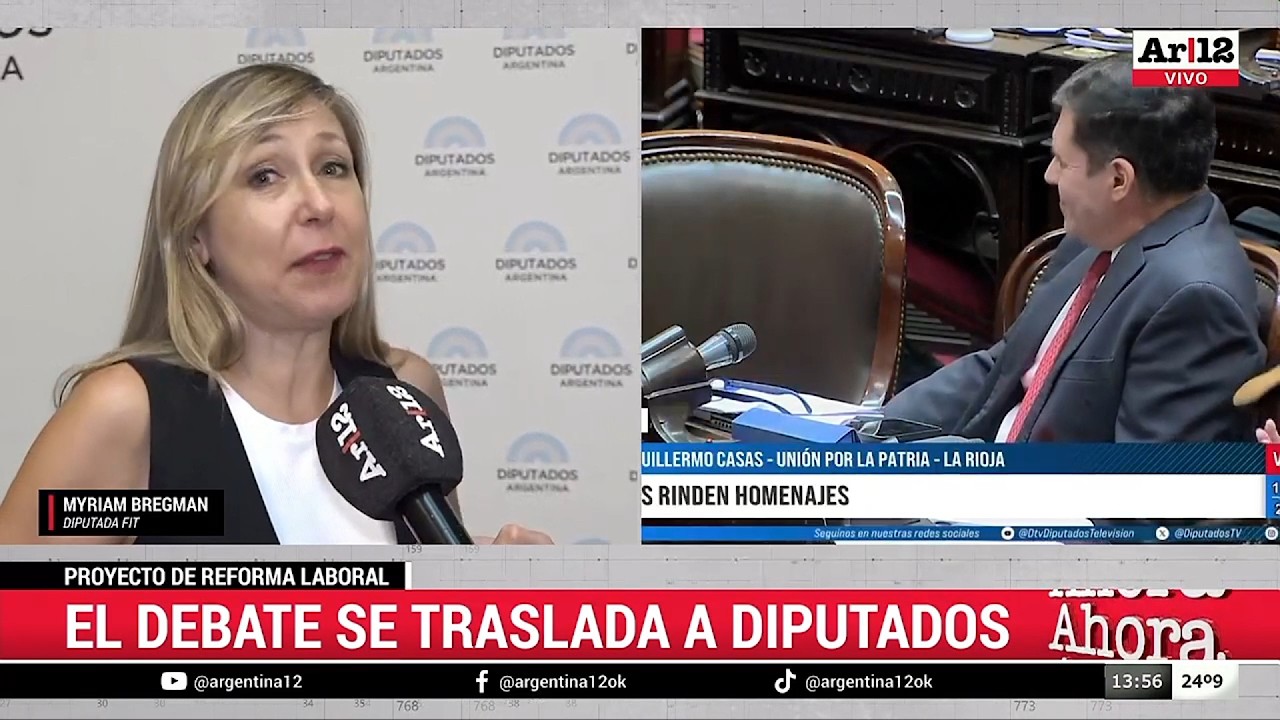 Myriam Bregman: “La reforma destruye derechos y consolida el trabajo precario”