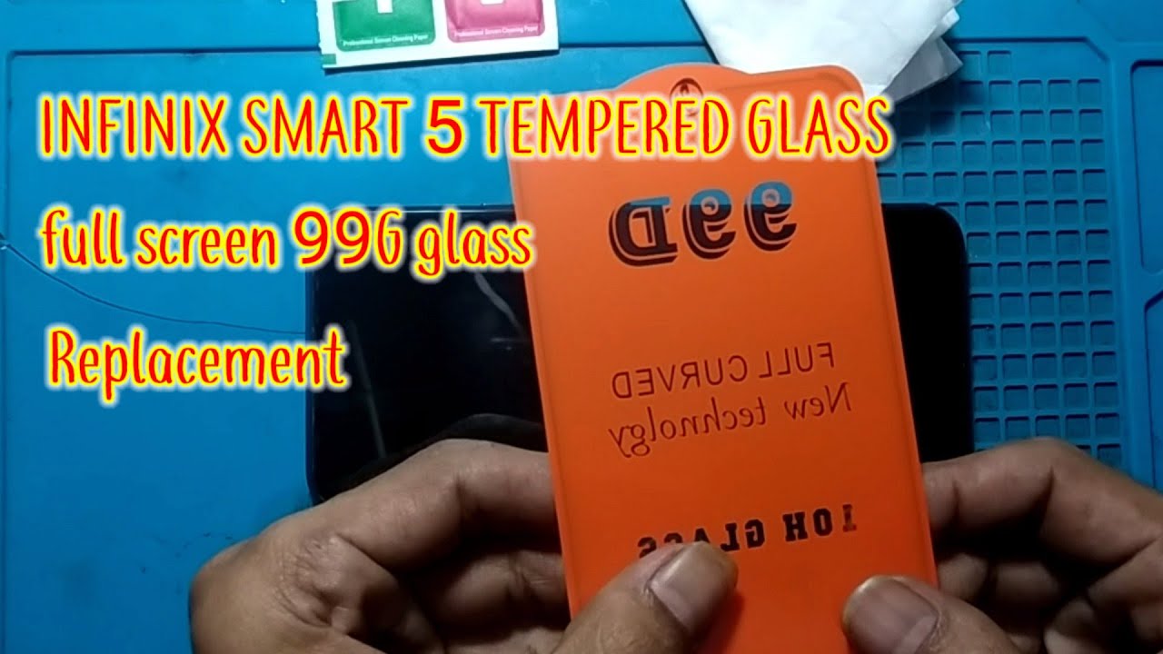 Infinix smart 5 Tempered glass | full screen 99D glass