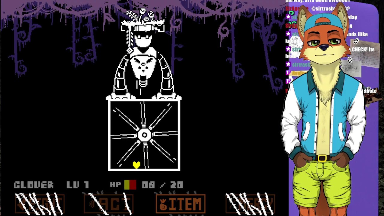 Undertale Yellow - sheriff's possie boss fight! - Pixelpaws Fox
