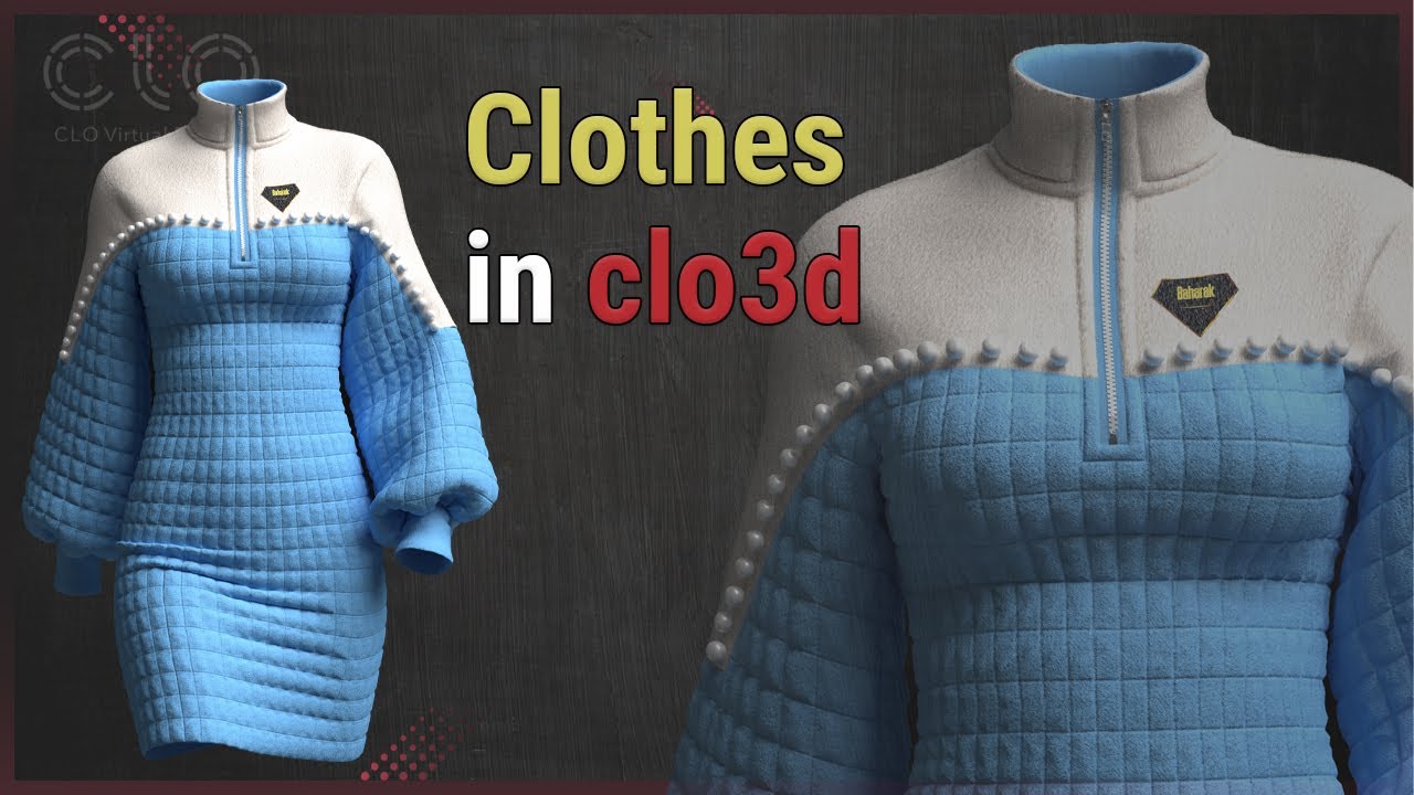 How to make a Clothes in clo3d