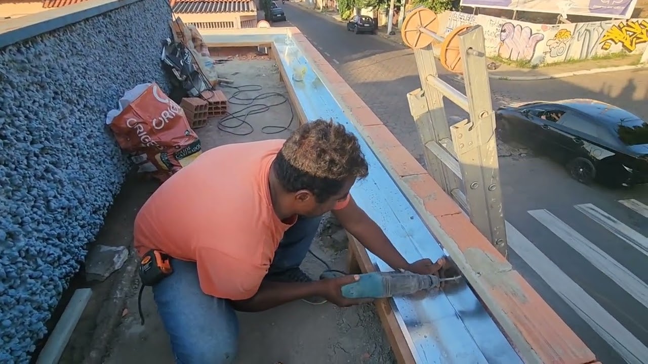 Bahia leka instalação de calhas coxo  obrigado por assistir  canal bahia leka