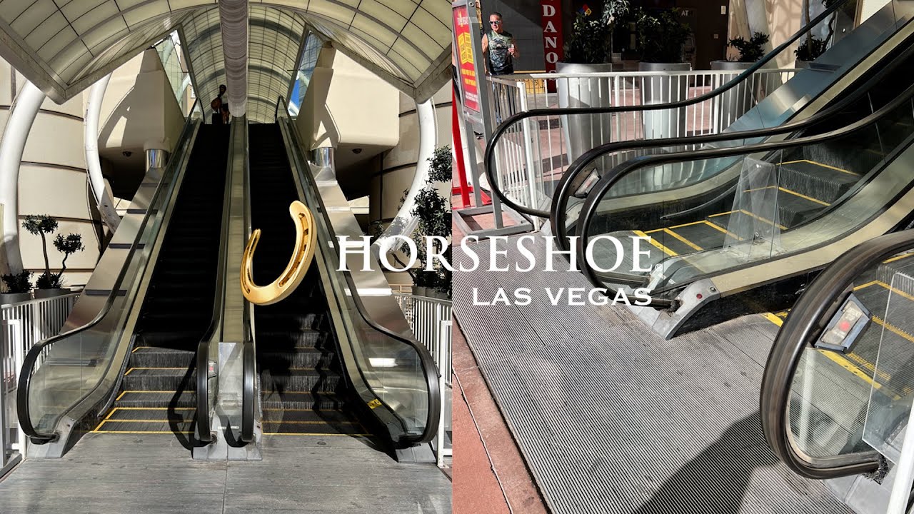 Эскалаторы Schindler с двойной стрелкой — магазины Grand Bazaar, отель и казино Horseshoe — Лас-В...