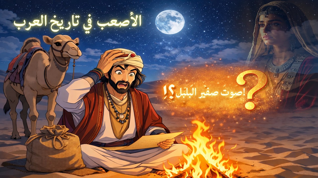 هل تستطيع نطقها؟ 🔥 صوت صفير البلبل ملحّنة بأداء أسطوري | قصيدة الأصمعي #shorts #قصيدة_الأصمعي