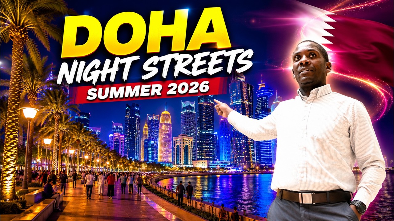 Friday Night in Doha, Qatar | Summer Street Life 2026 | iam_mex