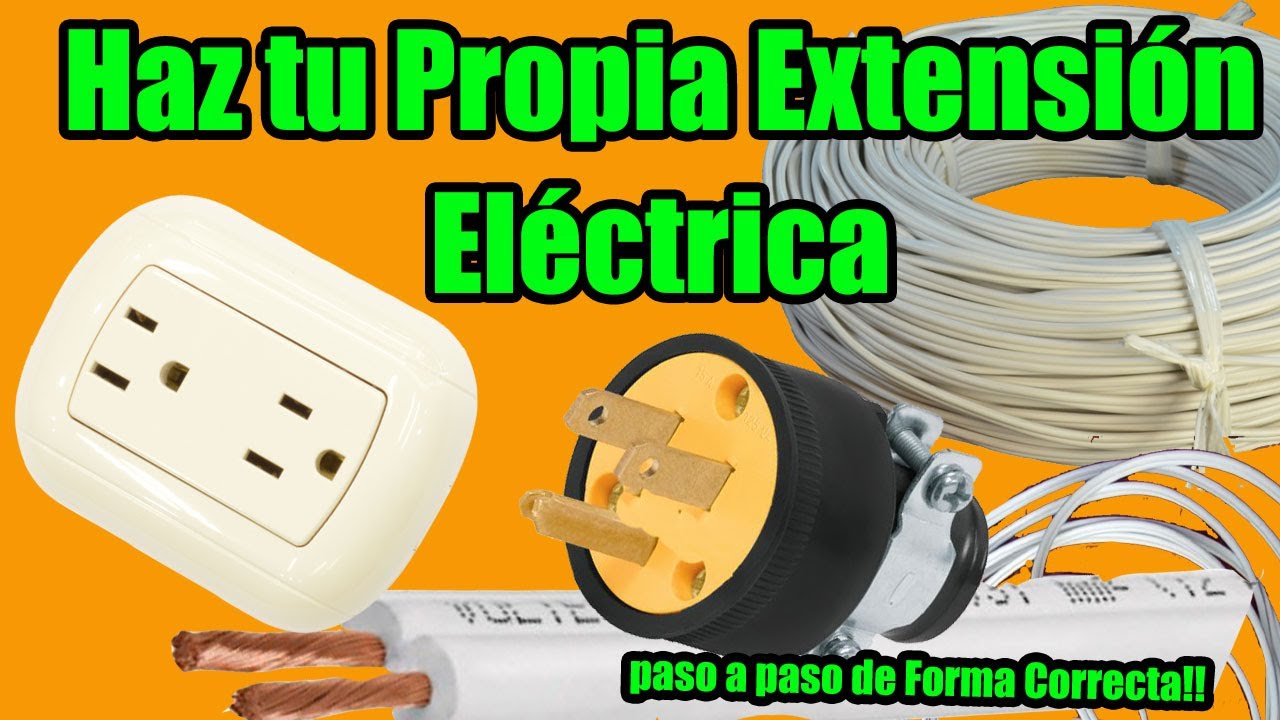 Extensión Electrica facil y Seguro