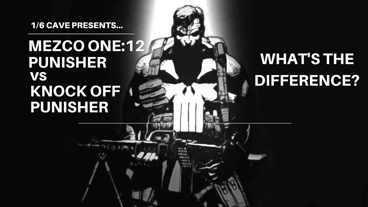 MEZCO ONE:12 PUNISHER VS KNOCK OFF PUNISHER (mezKO) What's the difference?