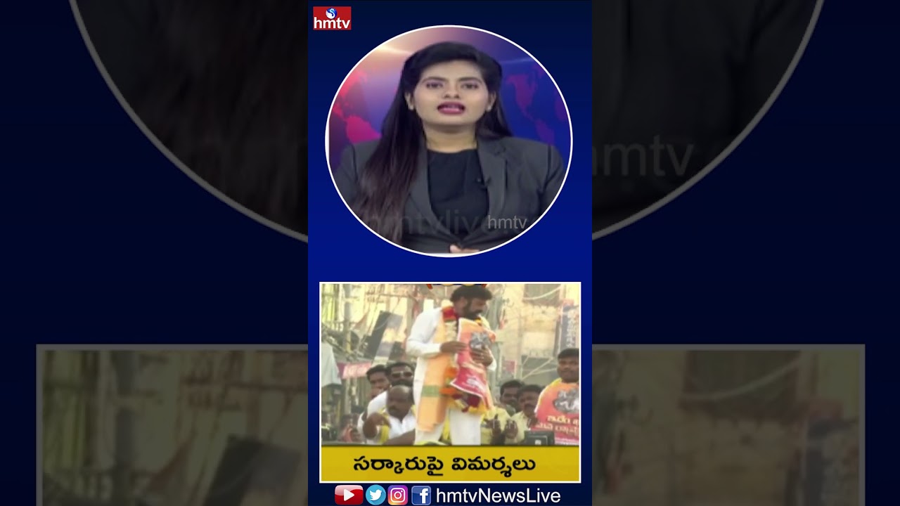 నా జోలికొస్తే దబిడి దిబిడే..😎😎 | Balakrishna Fires On YCP Government | hmtv