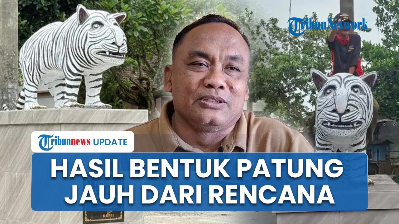 Alasan Kades di Kediri Bangun Patung Macan Putih Viral, Kaget Gegara Bentuk Gak Sesuai Ekspektasi