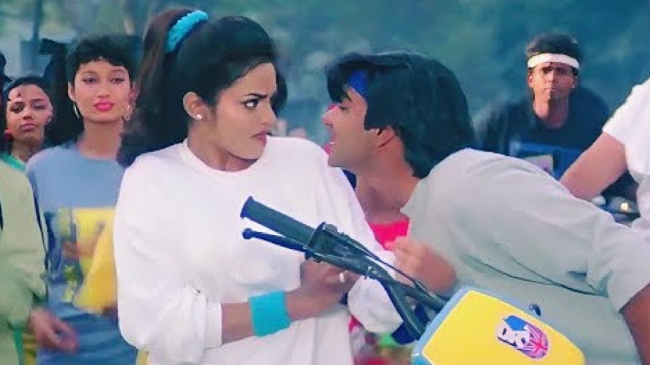 Premi Aashiq Awara | Image Lyrical | Phool Aur Kaante | Ajay D, Madhoo | Kumar Sanu | 90's Hit Song