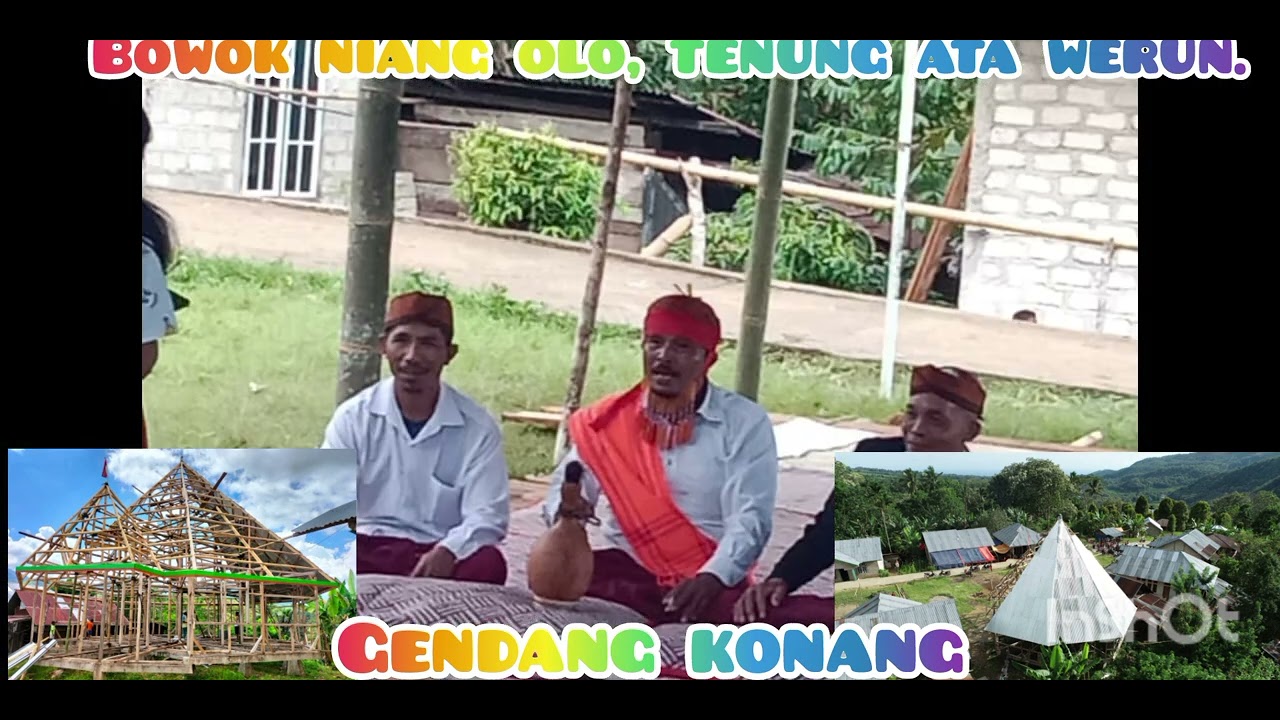 Lagu Bowok niang olo,, tenung ata werun gendang konang, voc/surat edar. 