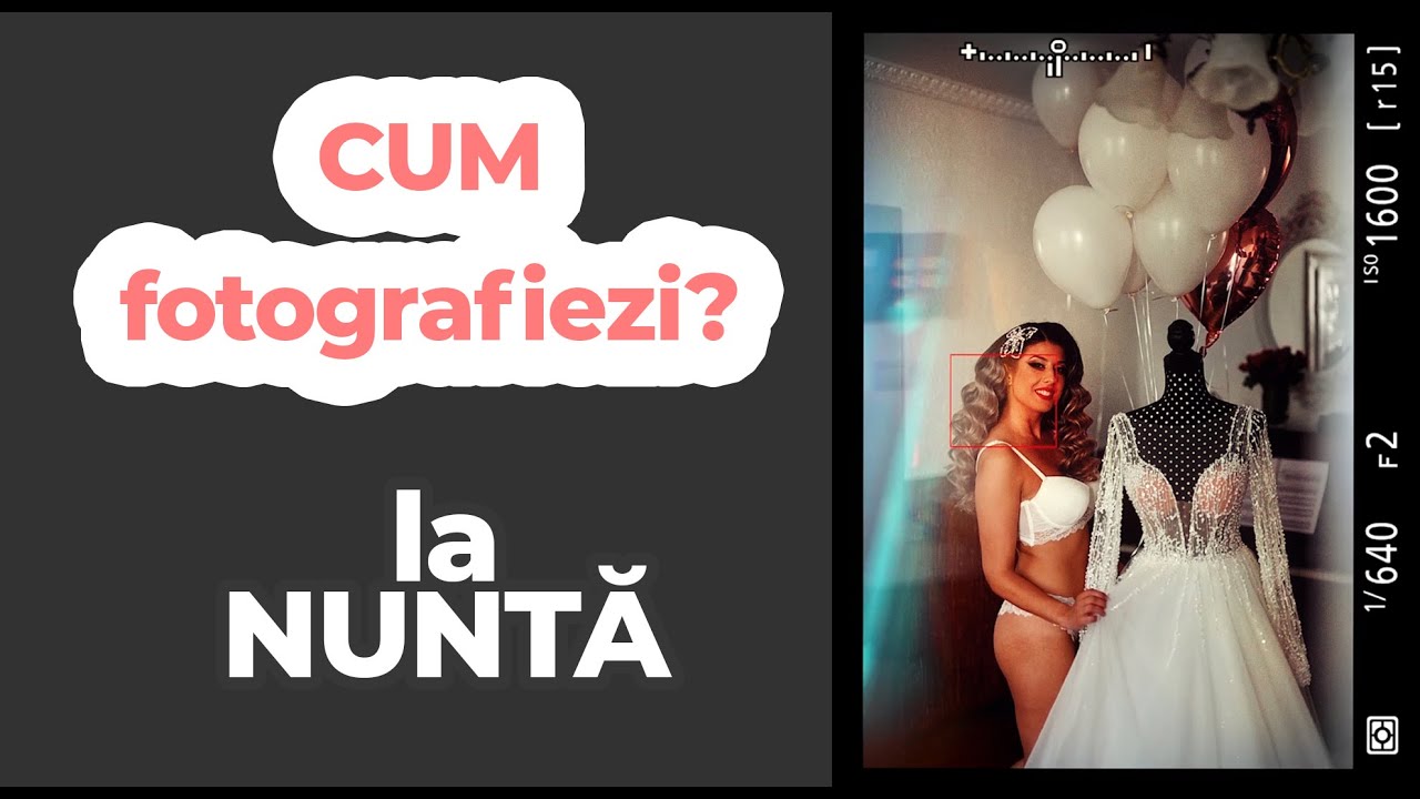 Cum fotografiezi la o nuntă ... Master Wedding Experience