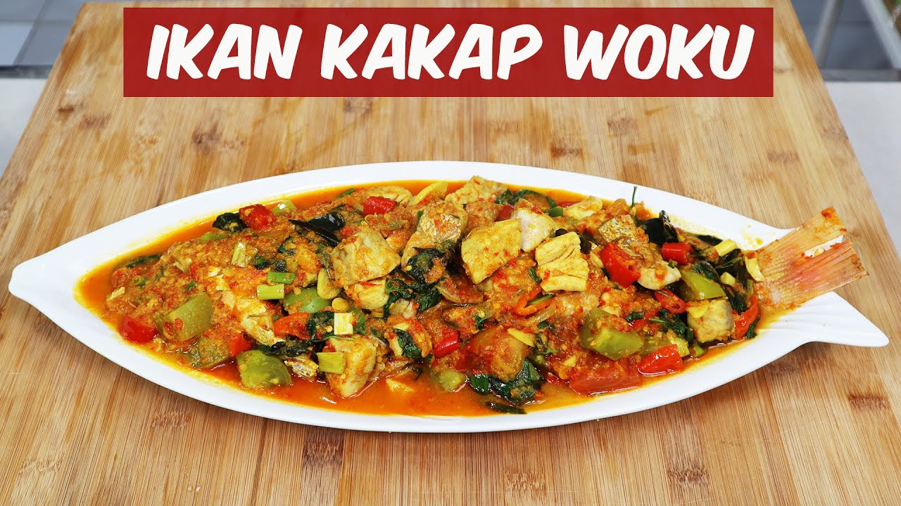 IKAN KAKAP MASAK WOKU ALA CHEF ABAL ABAL | RASANYA NYUS MERKUNYUS