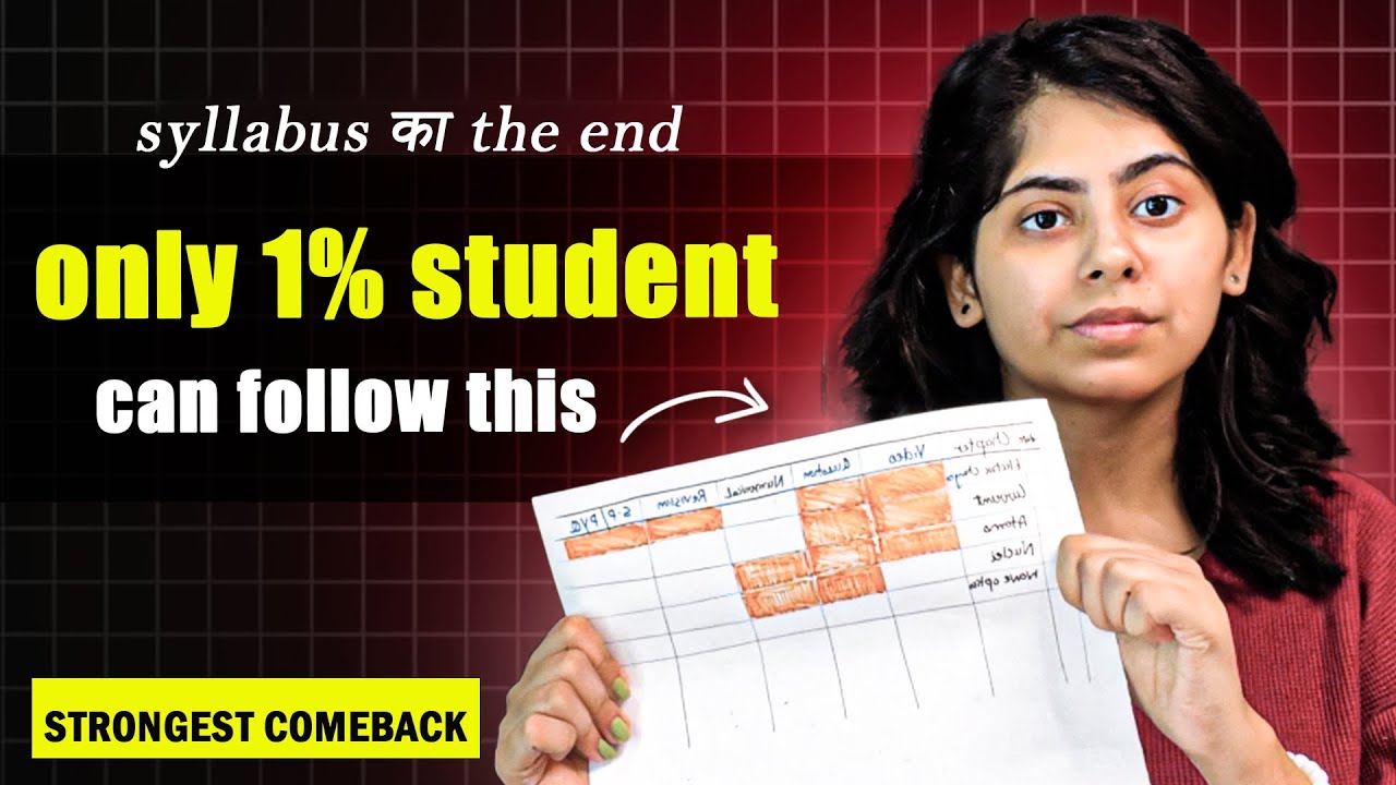 TIME TABLE to Score 95% in Boards 2025 🔥| Syllabus complete kro