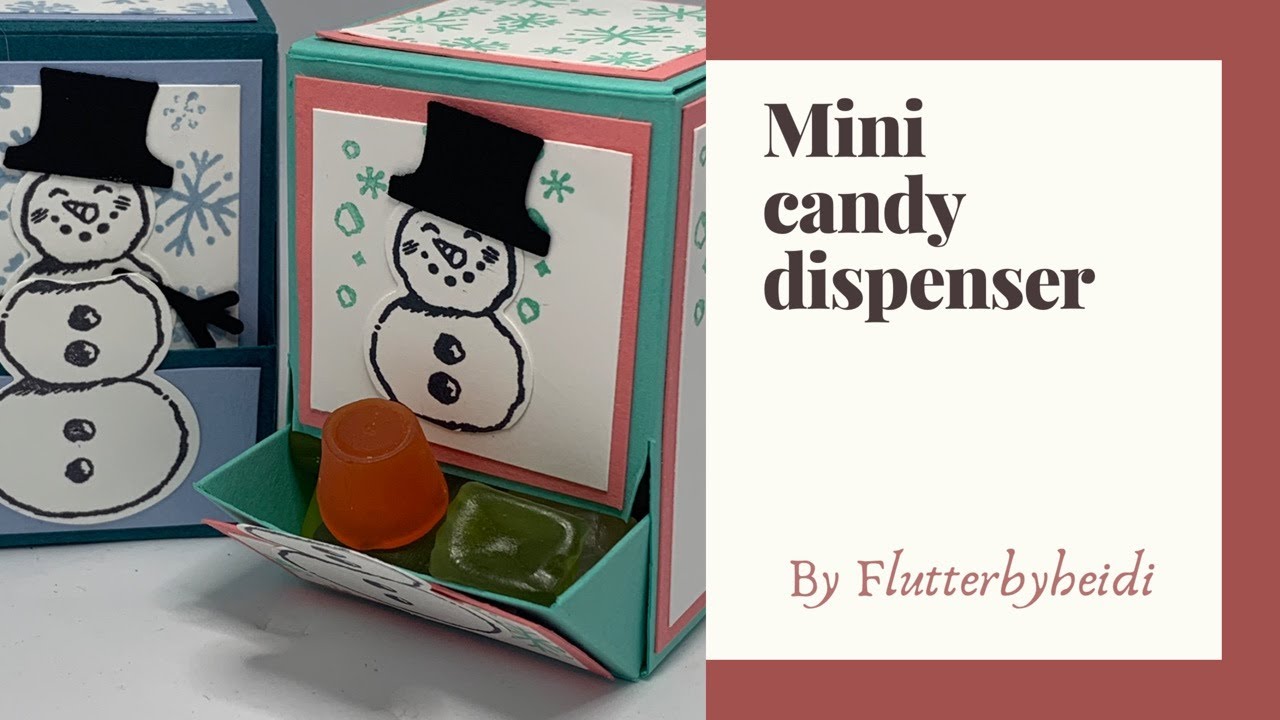how to make a fun Candy dispenser box