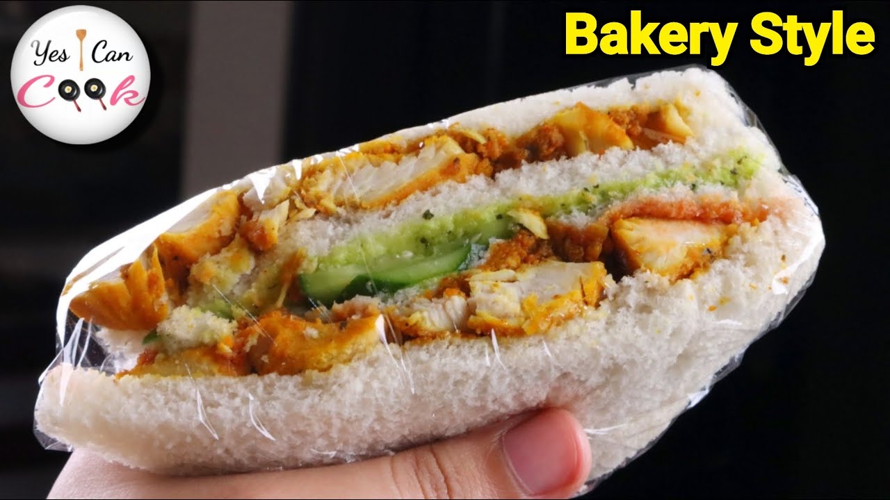 100% Bakery Style Chicken Sandwich ❗ Tikka Sandwich by (YES I CAN COOK)
