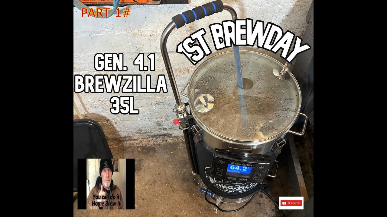 Gen.  4.1 Brewzilla 35 Litre Guinness-Brewday-Part 1.
