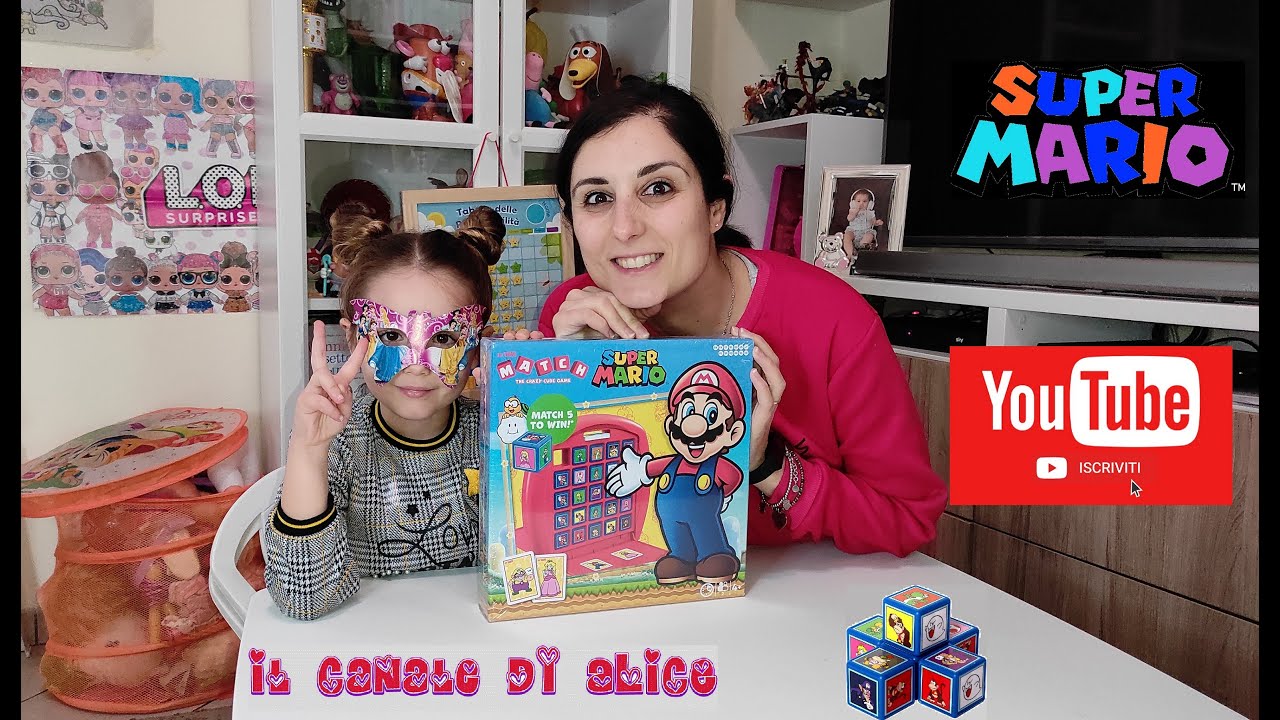 Super Mario Match - The Crazy Cube Game