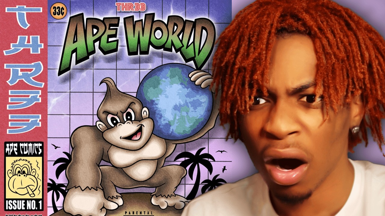 WAIT, HE'S ACTUALLY... GOOD?  THR33  -  APE WORLD (FULL REACTION)