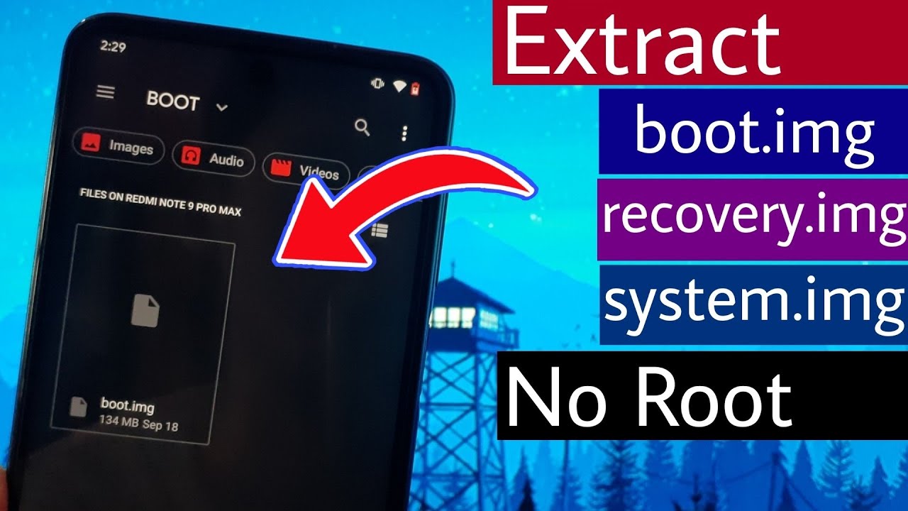 Извлечь «Boot img» из любого Android-телефона без рут-прав
