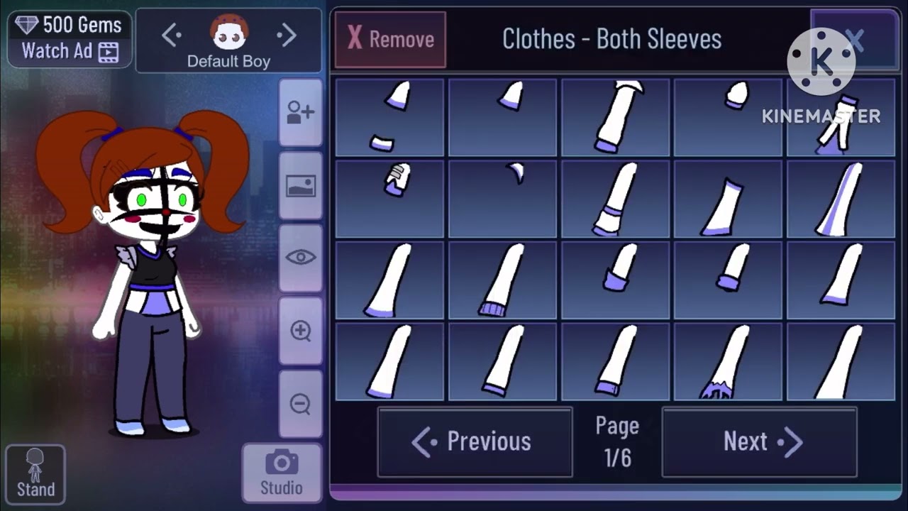 How to make canon Circus Baby in Gacha club // FNaF //