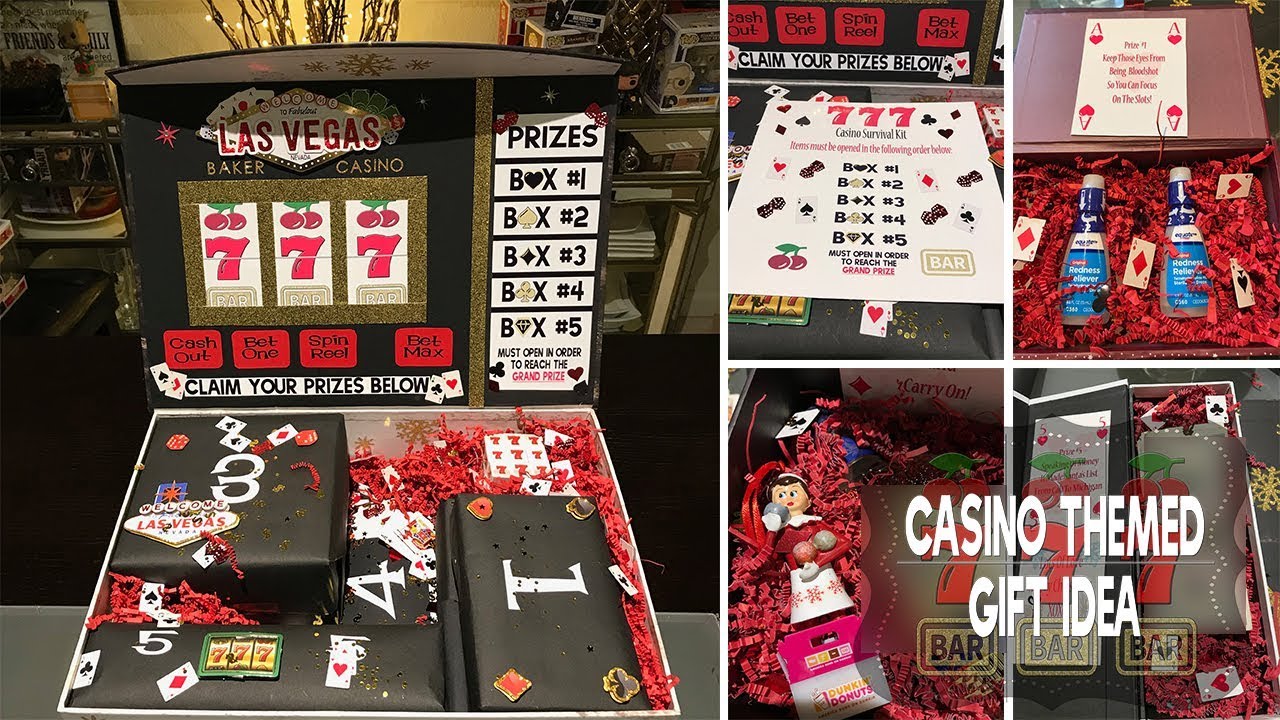 DIY *CASINO Themed* Slot Machine Gift Idea