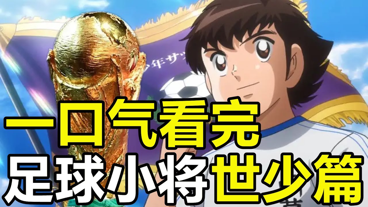 一口氣看完，足球小將世少篇！大空翼率領日本擊敗德國！勇奪世界冠軍！