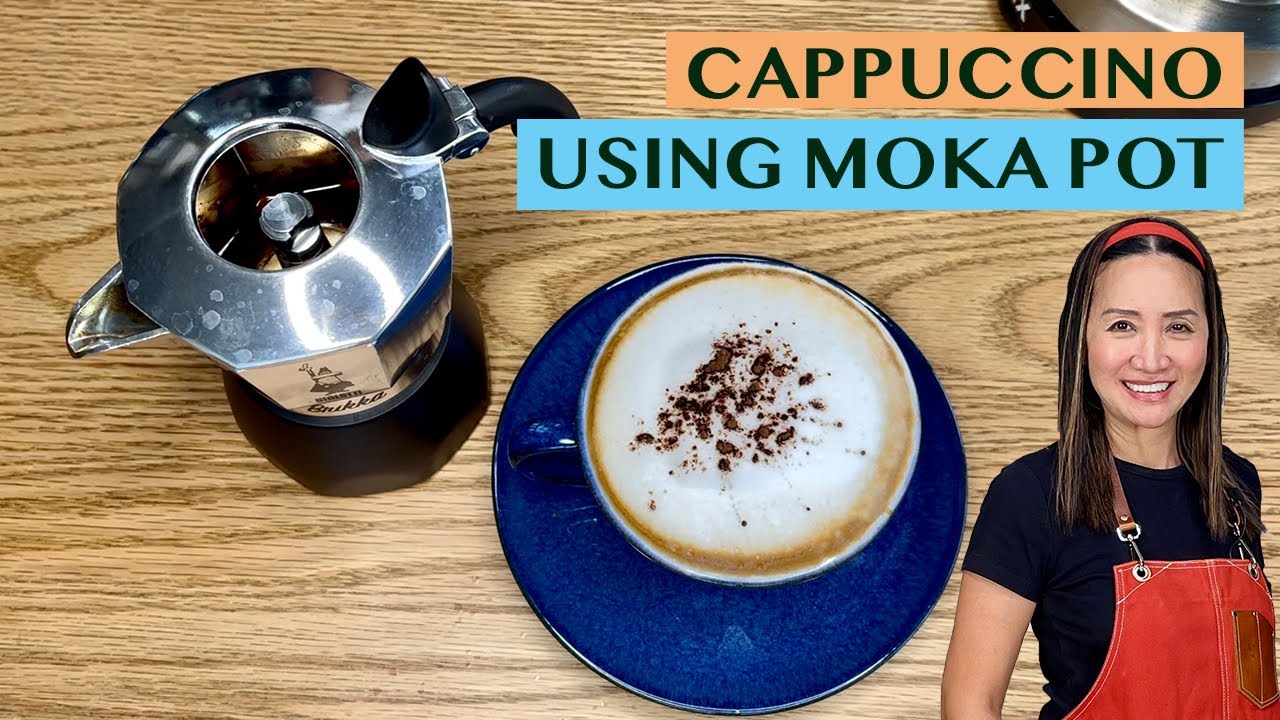 HOW TO MAKE EASY CAPPUCCINO USING A MOKA POT