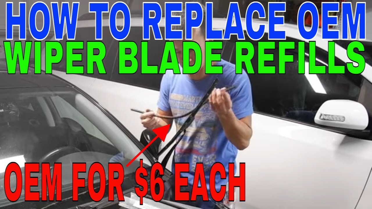 How to Replace Wiper Blades with OEM Refill Inserts | Lexus IS250 Toyota Sienna