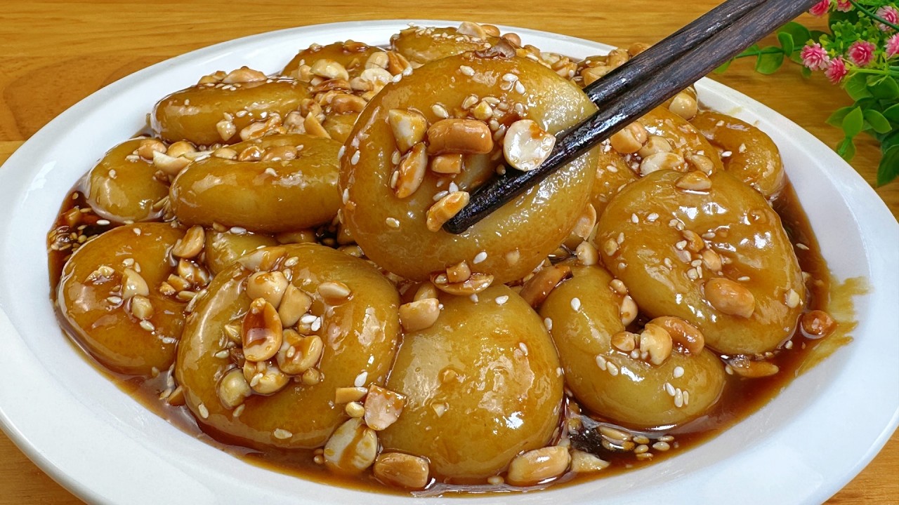 元宵节必吃金钱粿，甜蜜团圆的美好！元宵节必吃的金钱粿，不仅有团圆的甜，更有金玉满堂的福，安排，#金钱粿料理，#金钱粿食譜，#金钱粿做法，#cooking，#美食，#food，#Recipe，#like